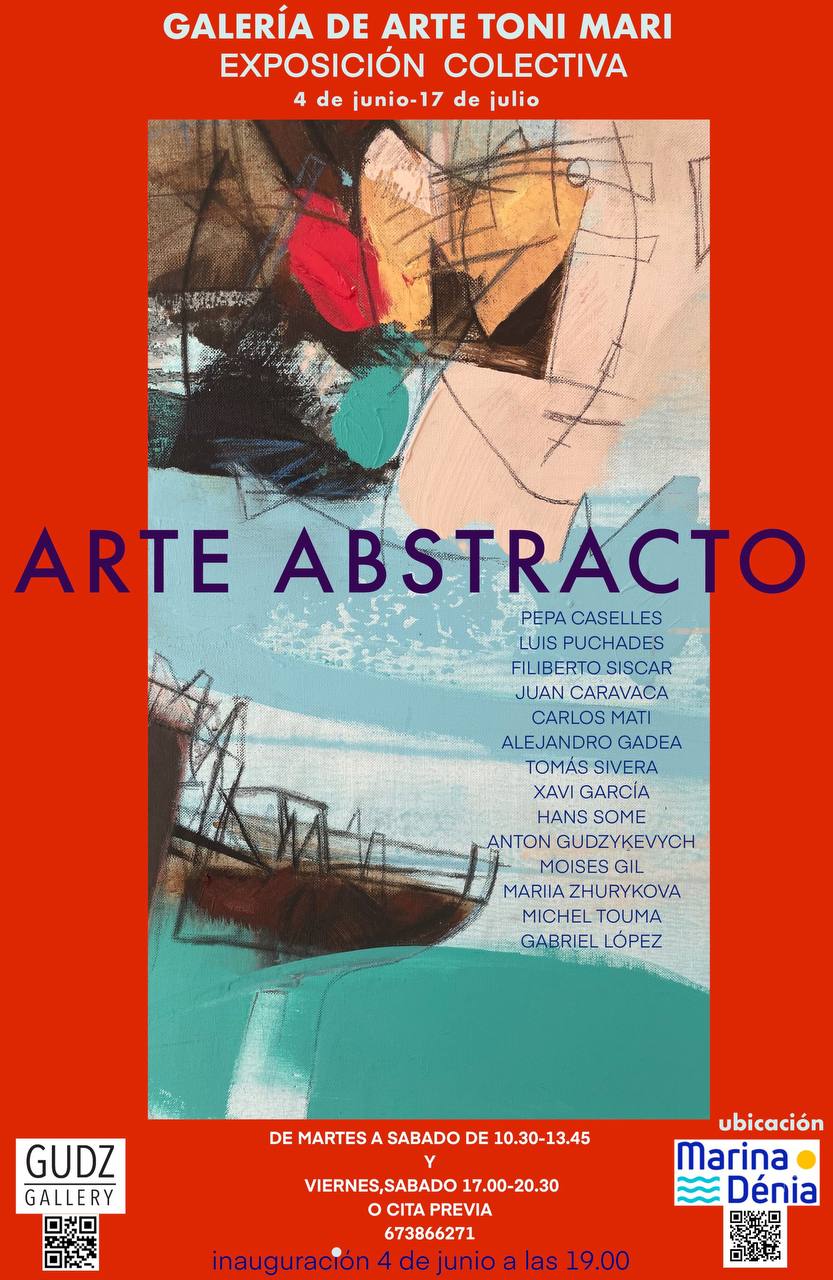 "ARTE ABSTRACTO", exposición collectiva Gudzgallery-La Marina de Dénia/España, 2022